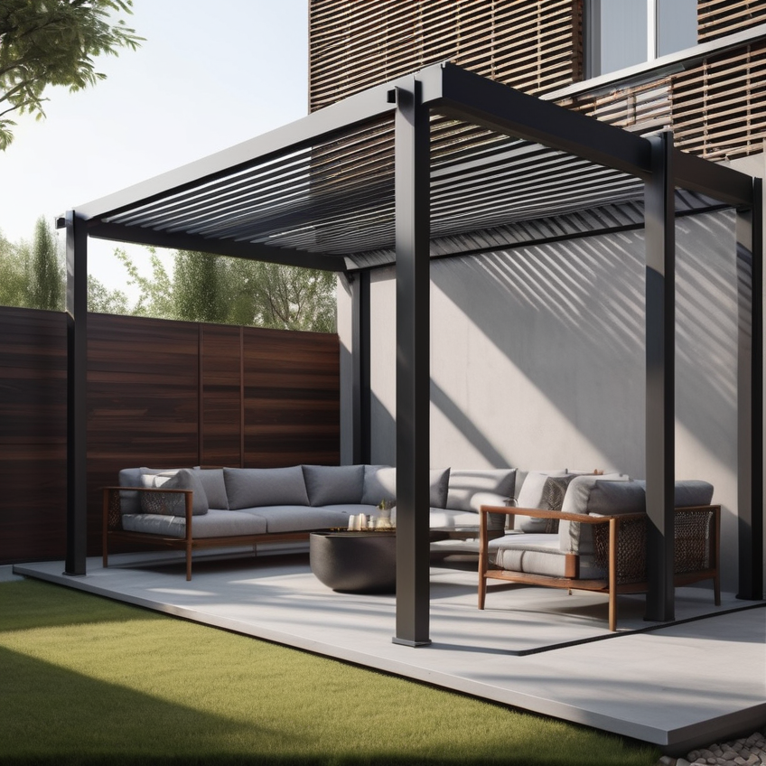 The rise of the modern interior pergola house